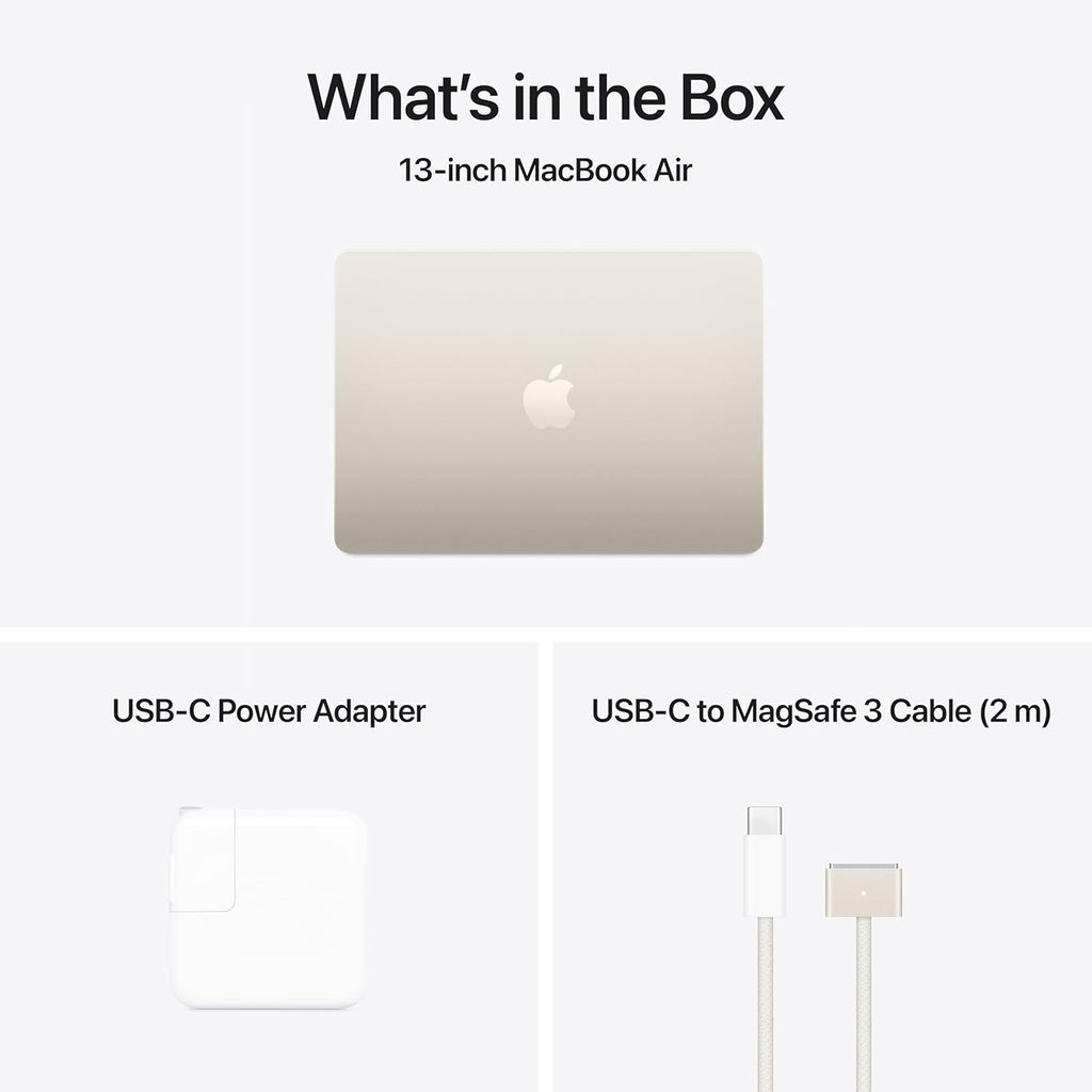 Renewed Apple MacBook Air 2025 13-inch M4, 16GB RAM, 256GB SSD, Starlight product image 6