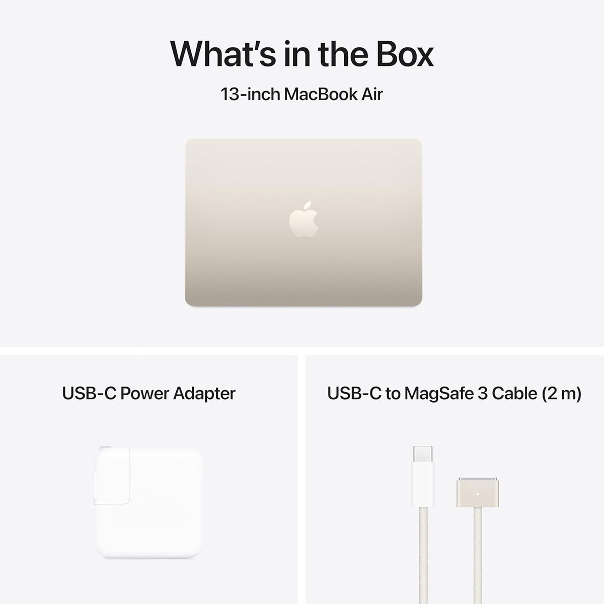 Renewed Apple MacBook Air 2025 13-inch M4, 16GB RAM, 256GB SSD, Starlight product image 6